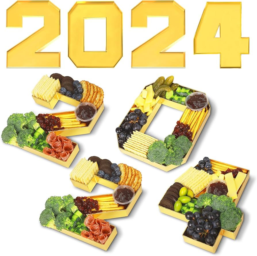 2024 Graduation Cardboard Number for Charcuterie, 10.2'' Fillable Paper Mache Letters Charcuterie... | Amazon (US)