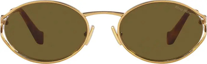 Miu Miu 54mm Oval Sunglasses | Nordstrom | Nordstrom