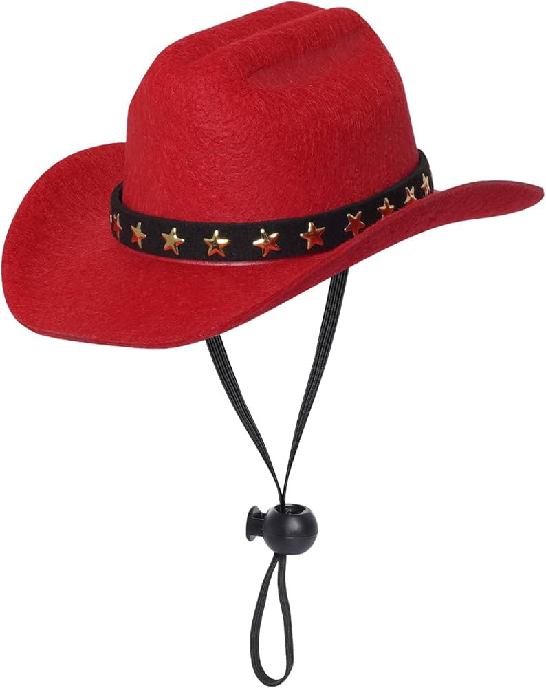 choyaxo Pet Cowboy Costume Cosplay Cap Halloween Costumes for Dogs Cat Pet Party Decoration Mini ... | Amazon (US)