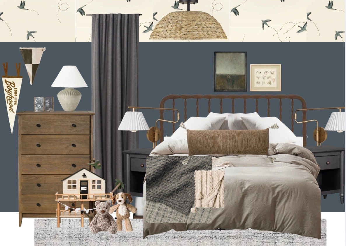 Finally landed on a bedding combo for our next big boy room 🫢

#LTKHome