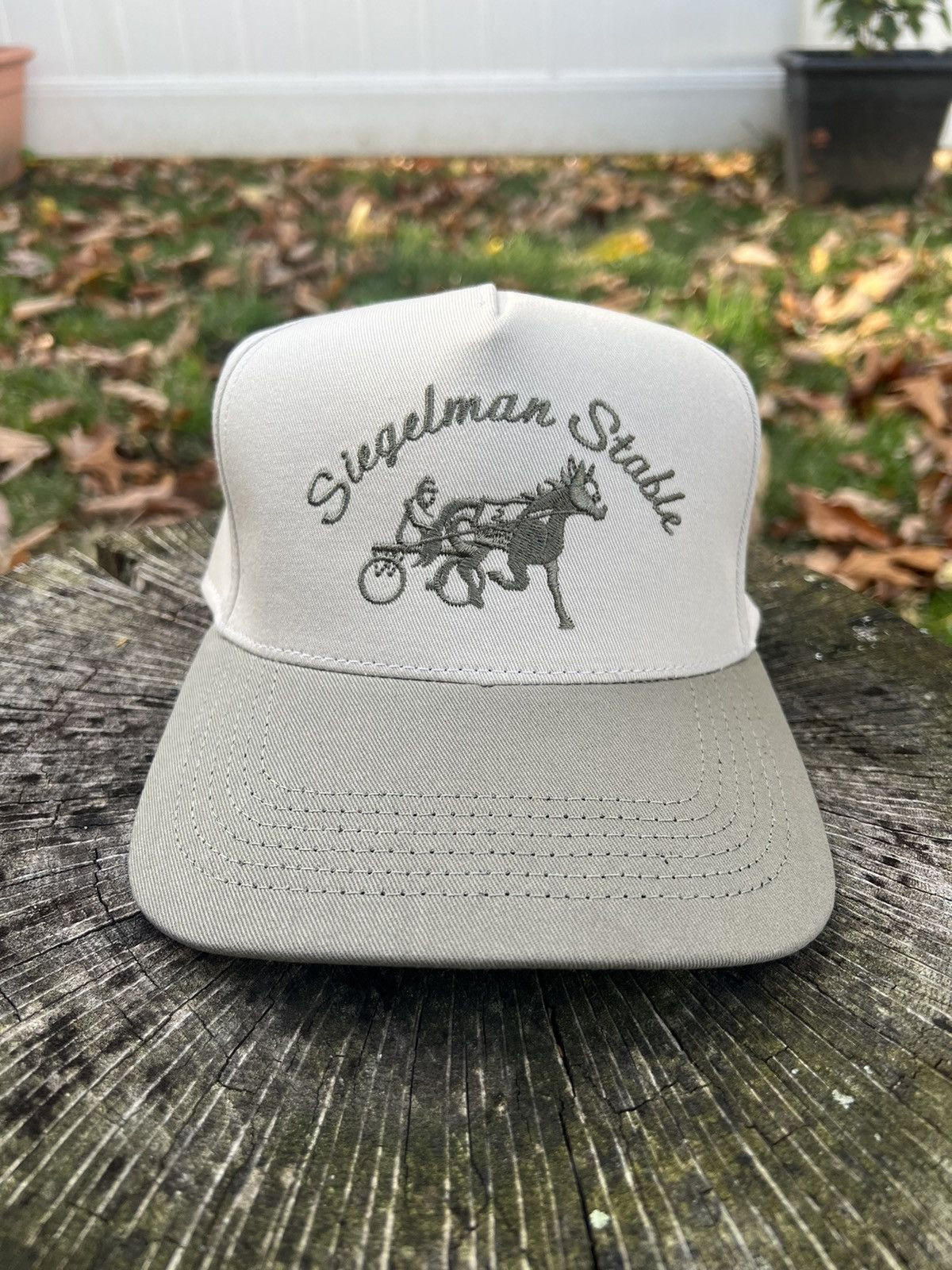 Siegelman Stable Taupe/Ivory Snapback Hat | Grailed