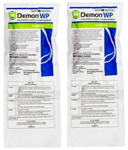 Syngenta Demon WP Insecticide 2 Envelopes Containing 4 Water-Soluble 9.5 Gram Packets Makes 4 Gallons Cypermethrin 40% | Amazon (US)