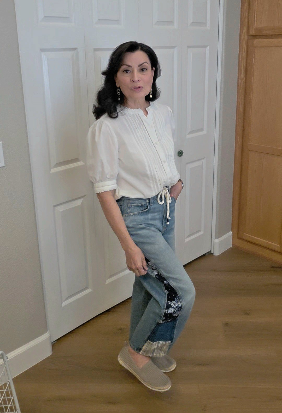 Ok, I'm posting this outfit again cause I seriously love these pants! Like I wish there were other colors! It's on sale at Target right now, so do not wait! Links in my LTK!#favoritepants #fashionover50 #cuteoutfit

#LTKootd #LTKOver40 #LTKSaleAlert