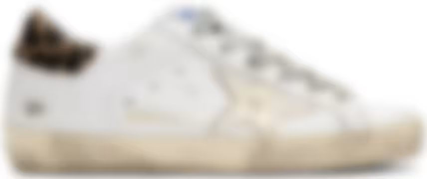 SSENSE Exclusive White & Gold Giraffe Superstar Sneakers | SSENSE