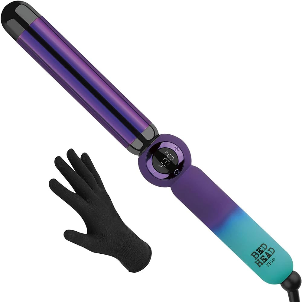 Bed Head Rough Volume Digital Hair Curling Wand | Fast Heat Up and Massive Shine, (1-1/4 in) | Amazon (US)