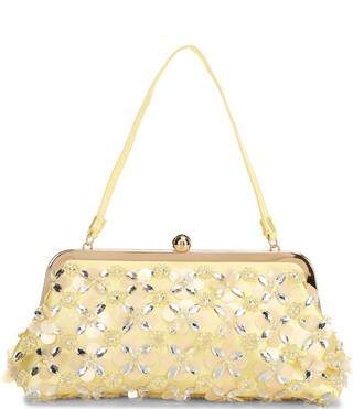 Antonio Melani Opal Crystal Beaded Kisslock Shoulder Frame Top Handle Bag | Dillard's | Dillard's