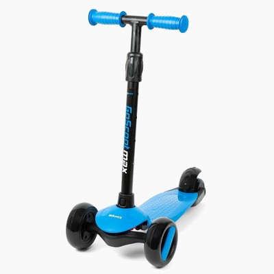New Bounce GoScoot Max Scooter for Kids, 3 Wheel Kick Scooter, Adjustable Handle - Blue | Target