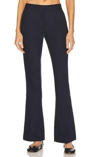 Melissa Pant in Navy Blue Pinstripe | Revolve Clothing (Global)