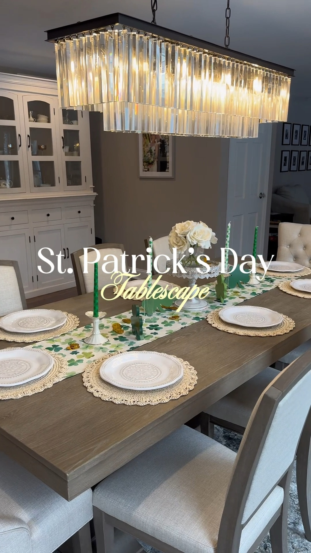 Keeping it simple but festive with layered greens, gold accents, and just enough charm to make it feel special. You don’t need over-the-top decor… just a few intentional touches to make the table feel styled. 🍀
▫️
▫️
▫️
St Patrick’s Day tablescape, St Patrick’s Day table decor ideas, green and gold tablescape, St Patrick’s Day hosting ideas, festive table setting inspiration, easy holiday tablescape, spring entertaining ideas, holiday table styling, shamrock table decor, affordable St Patrick’s Day decor, seasonal table setting ideas, mom hosting inspiration, St Patrick’s Day dinner party ideas, layered table decor inspiration #stpatricksdaydecor #tablescapeideas #hostesswiththemostess #seasonalhosting #momlifehosting 



#LTKSeasonal #LTKHome