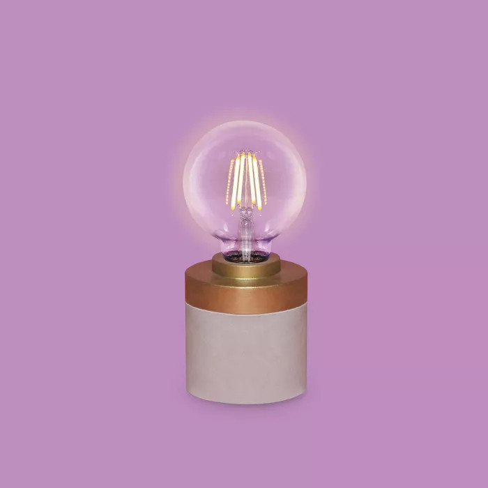 Terrazo Novelty Accent Table Lamp White/Gold - West & Arrow | Target