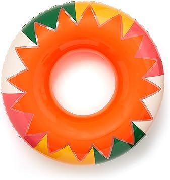 ban.do Float On Giant Colorful Inner Tube Float for Beach/Pool, Sunburst | Amazon (US)