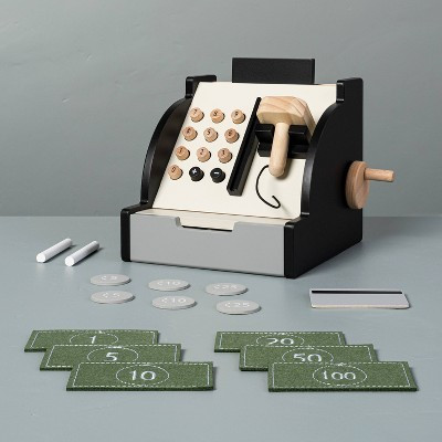 Toy Cash Register Set - Hearth & Hand™ with Magnolia: Wooden, Educational Math Playset, 17pc, Ages 3+ | Target
