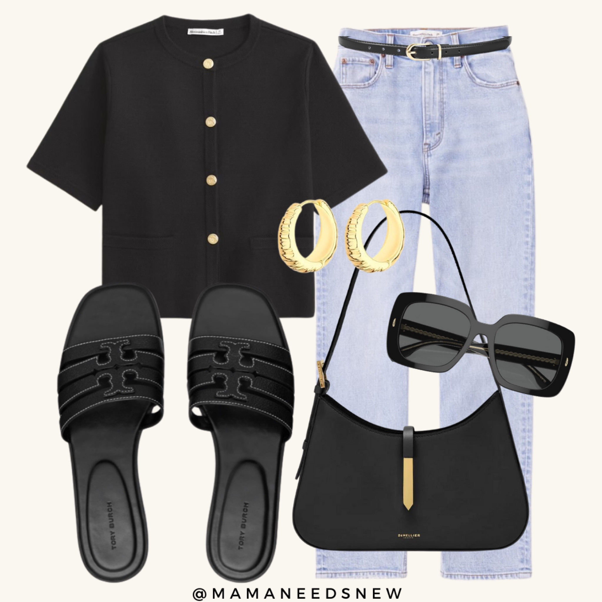 Easy summer look featuring black top with gold button & favorite jeans 🖤

#LTKSaleAlert #LTKSeasonal #LTKxAF