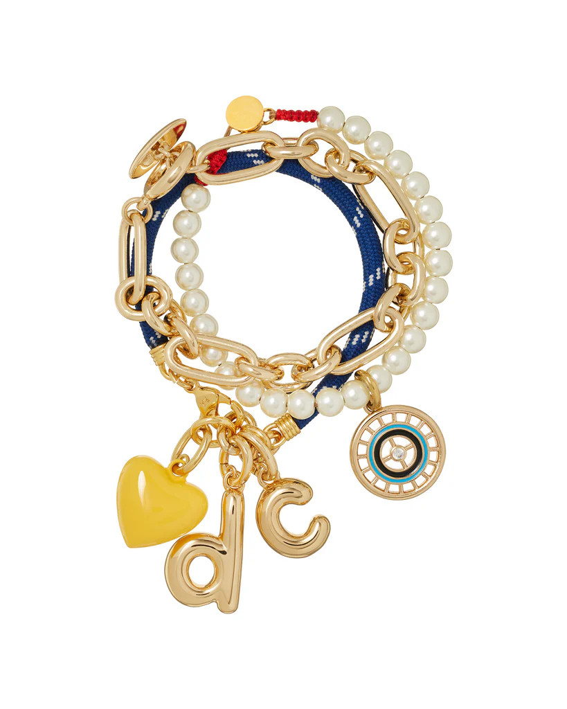 The Happy Cord Charm Bracelet Trio | Roxanne Assoulin