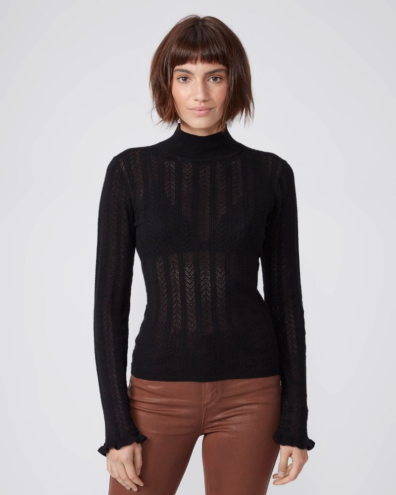 Lysette Sweater - Black | Paige