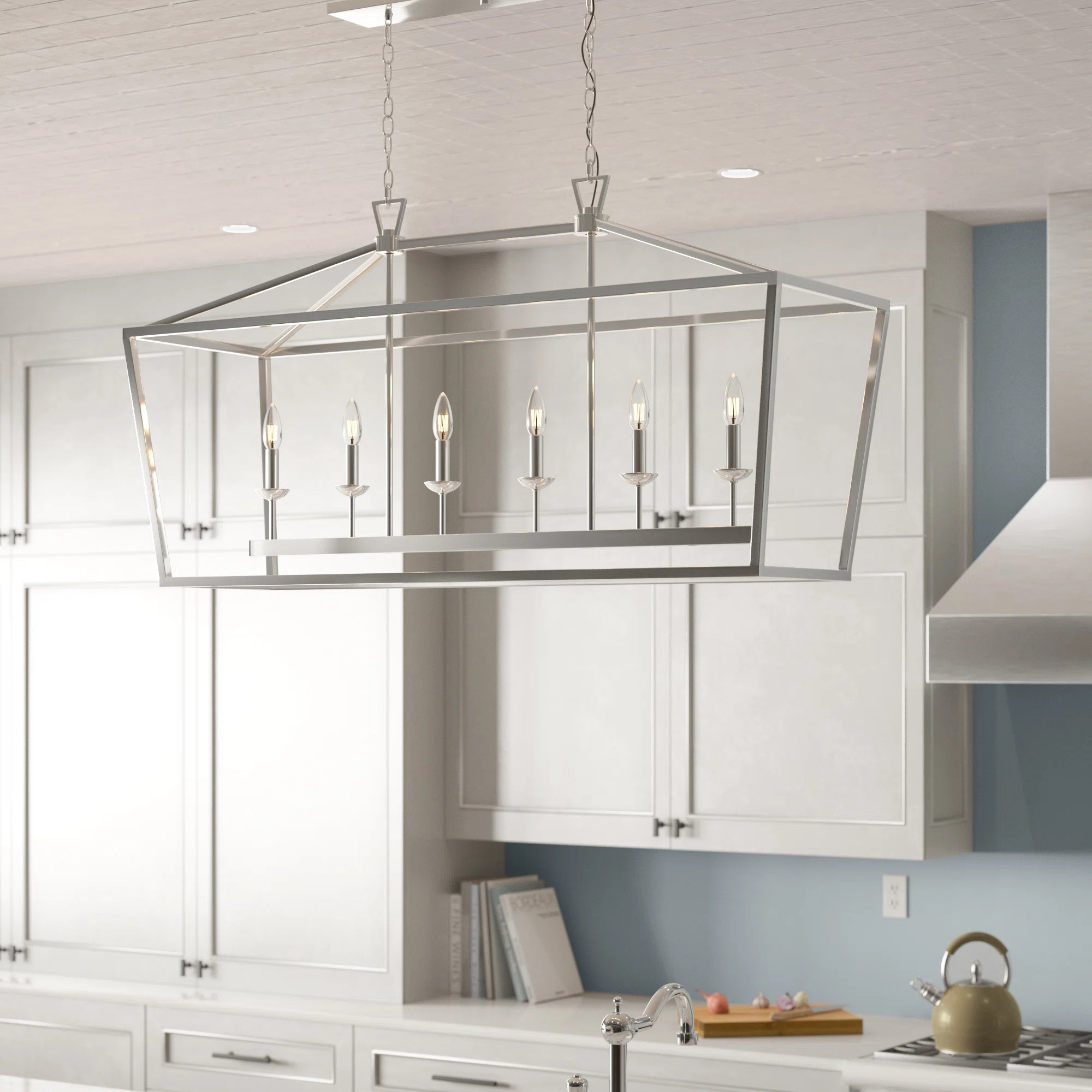 Neuhaus 6 - Light Kitchen Island Geometric Pendant | Wayfair North America
