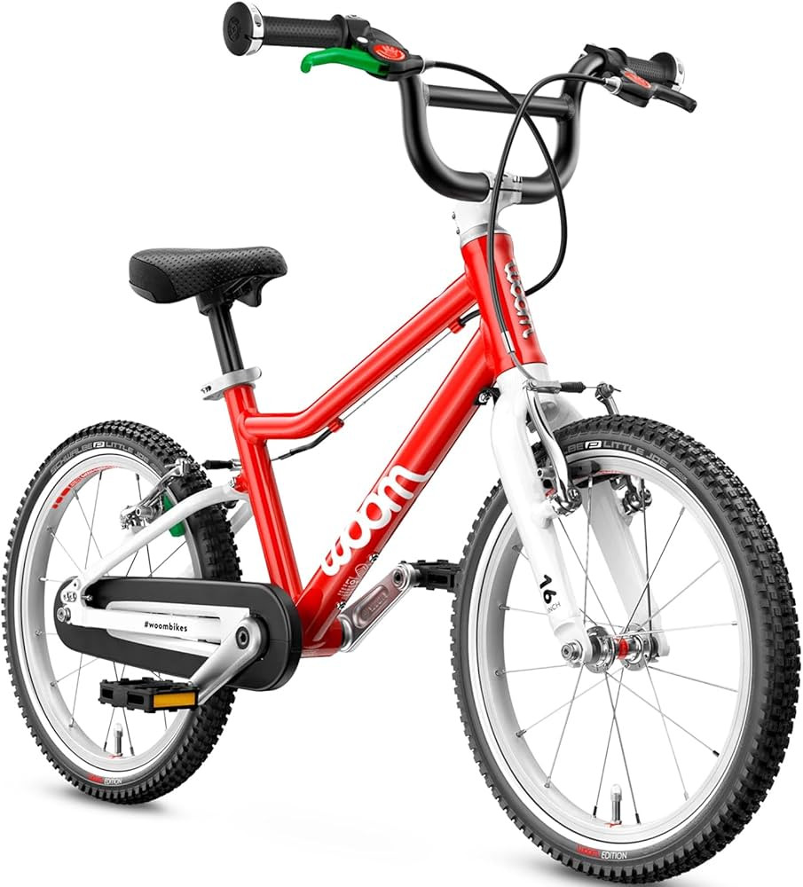 woom 3 Children’s Bicycle for Kids 4-6 Years Old, 16-Inch Wheels, Lightweight Bike with Handbra... | Amazon (US)