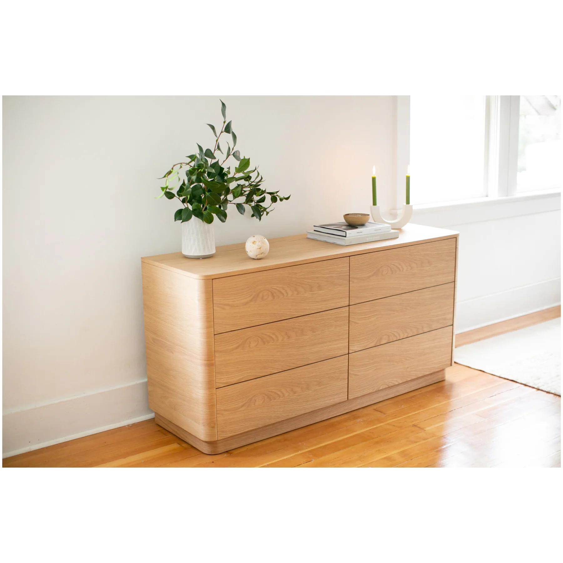Crescent Dresser - Light Oak Brown | Gorgeous Living