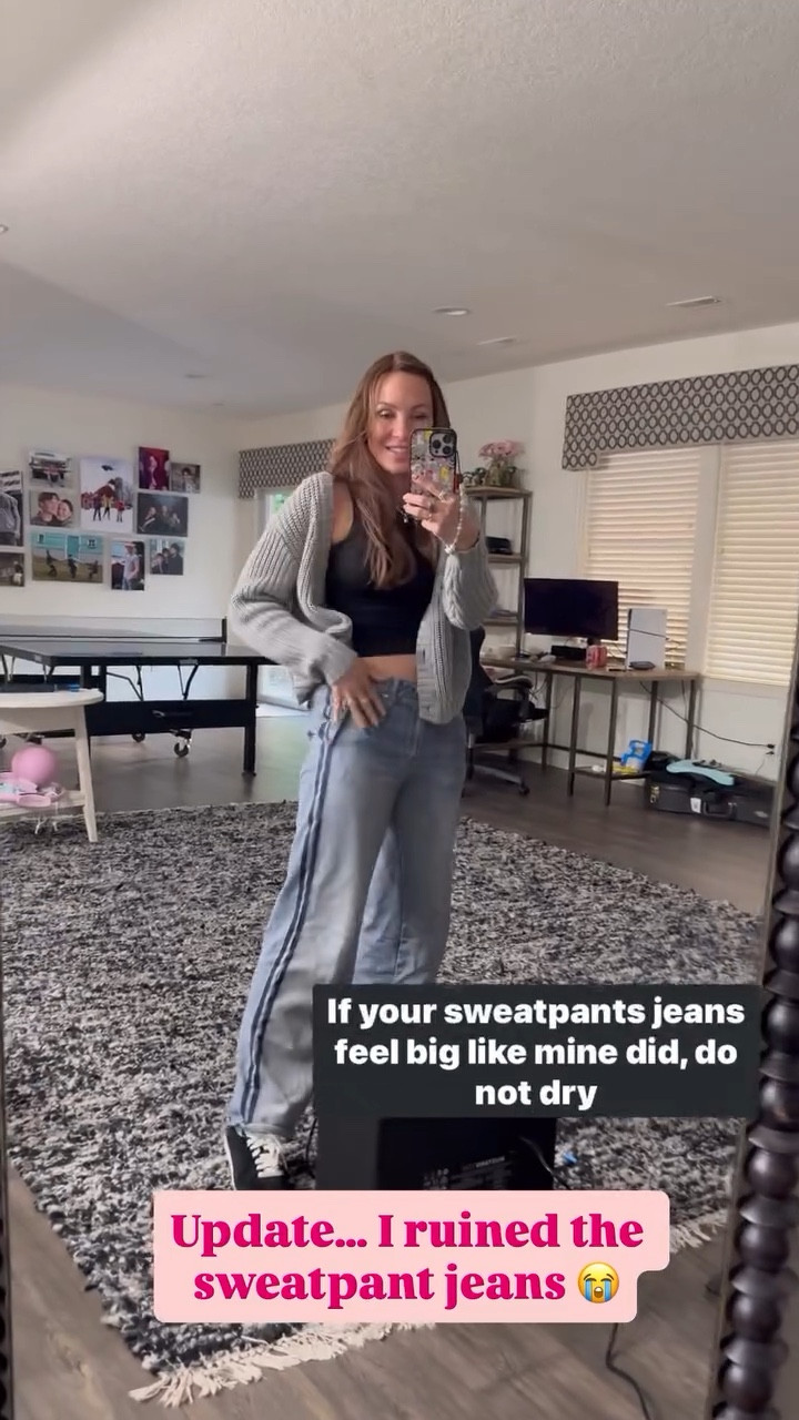 Update… I ruined the sweatpant jeans 😭 but in linking them bc I love them so much!!

#LTKOver40 #LTKSeasonal #LTKStyleTip