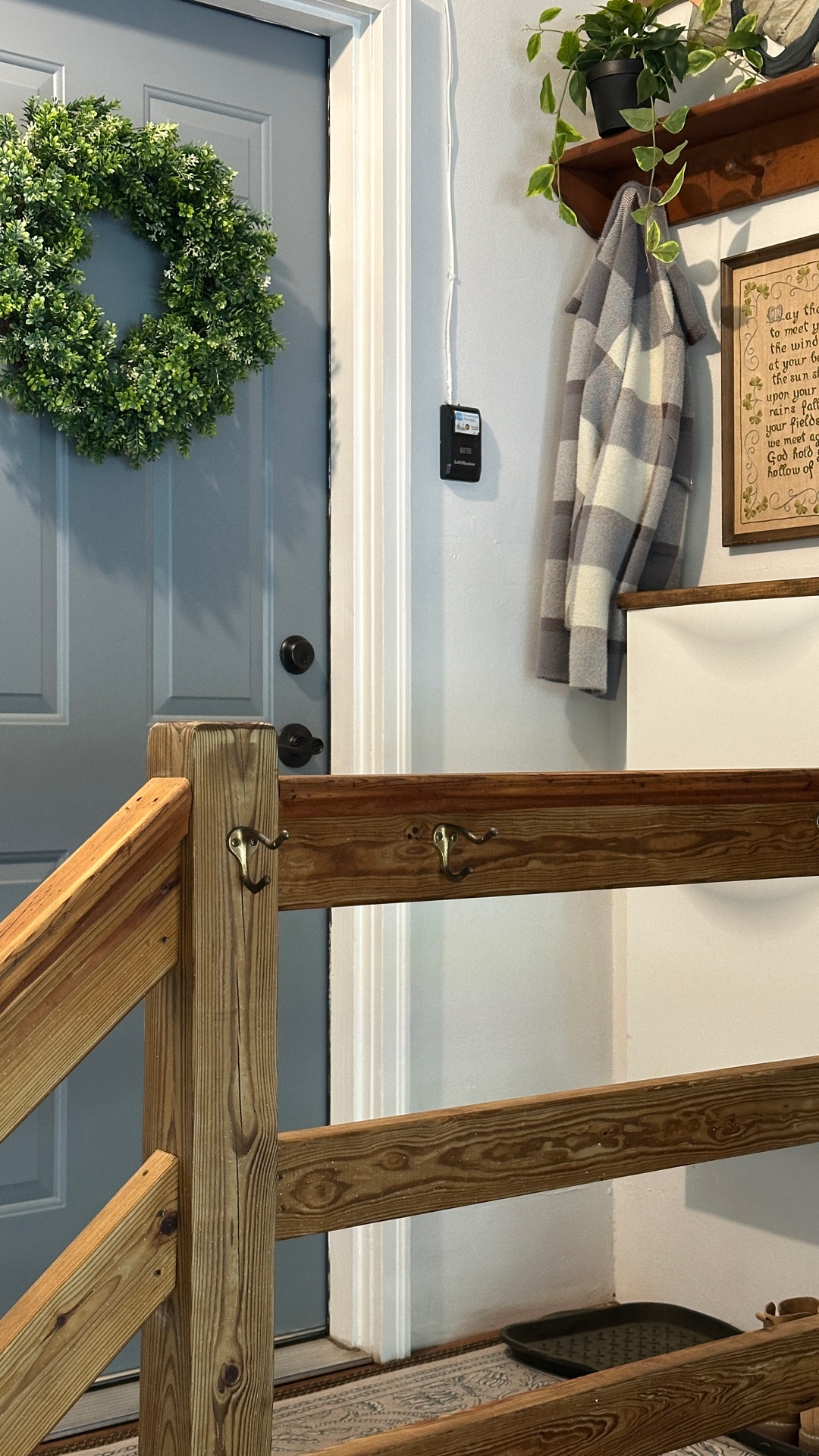 POV: you can’t say no to your mom 😉

How cute is her garage mudroom refresh?  I love how cozy it feels!

❤️ Brightened everything up with paint. I used my favorite one-step paint, Heirloom Traditions, for the door. 

❤️ Got the shoes off the ground with the fantastic IKEA shoe cabinets that I also used in my garage mudroom.

❤️ Revived and protected the stairs by sanding and waterproofing.  I love the rubber stair treads to keep anyone from slipping. I found those at Lowe’s!

What do you think? Are you inspired to revamp your garage entry yet?

Organization | organizing | shoe storage | shoe cabinet | mudroom | entryway | door paint | garage entry | garage | storage | shelf

#LTKFindsUnder100 #LTKFamily #LTKHome