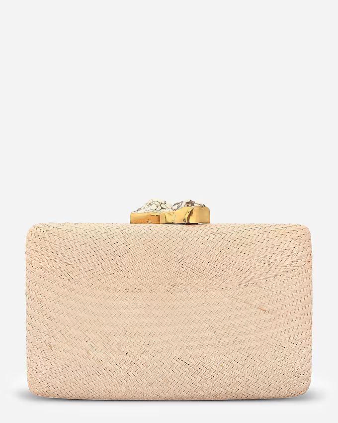 KAYU® Jen clutch with white stone | J. Crew US