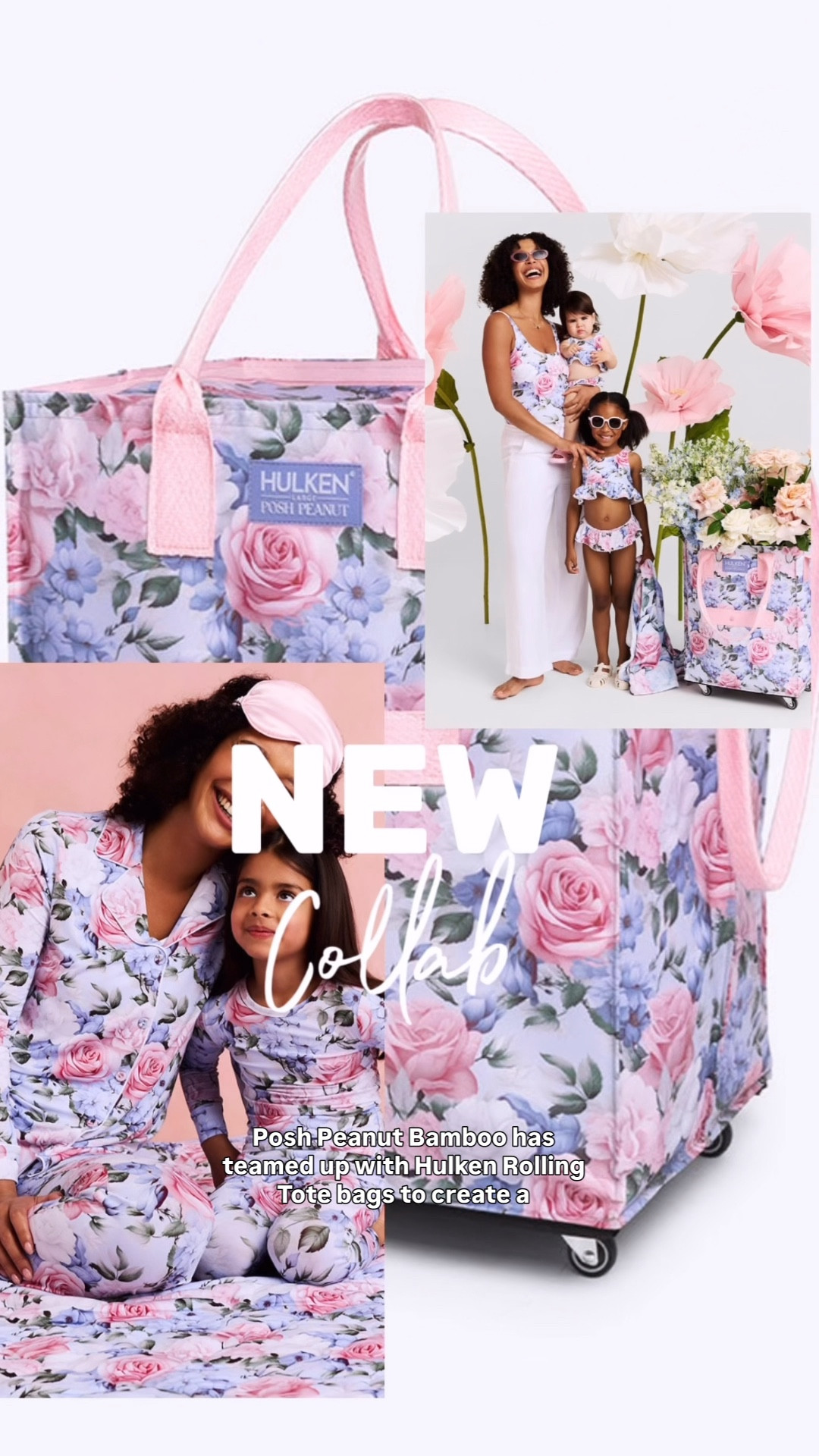 Ladies!! This collab is what dreams are made of! I’m seriously drooling over this new pattern that @poshpeanut and Hulken launched for Mother’s Day!
I literally use my Hulken rolling tote bag every day. It folds up flat to fit perfectly in my trunk and I use it when I go grocery shopping, go to my kids sports games, travel, go to the beach… everywhere! 
And bamboo pajamas are the only ones that my kids and I wear to sleep. If you have never slept in bamboo pajamas, you are seriously missing out on one of life’s greatest pleasures. Bamboo is a natural, breathable material that is softer than a baby‘s butt. Words do not do it justice; you have to feel it for yourself. ￼
The Hulken rolling tote bag has durable stainless steel wheels to schlep around d anything you want. It comes in multiple sizes depending on your needs.  As a mom, I don’t know what I did before I had my Hulken. The floral pattern is so beautiful. If you are still wondering about a Mother’s Day gift, this makes the perfect thing to give or receive! Order soon to get delivered in time for Mother’s Day. You will not regret either of these purchases!

Motherhood. Kids Pajamas. Women’s pajamas. Baby pajamas. Baby clothes. Toddler outfits. Baby outfits. Travel bag. Soft. Cozy. Flowers. Women. Shopping bag. Toddler style. Spring fashion. Vacation. Swimsuit. Athleisurewear. Mom fashion. Mom style. Sale. Bag. Pjs. Mommy and me. Family matching. Airport outfit. Carry on bag. Baby essentials. Cotton. Active. Dresses. Loungewear. Pants. Sleepwear. Feminine  #LTKMothersDay

#LTKKids #LTKBaby