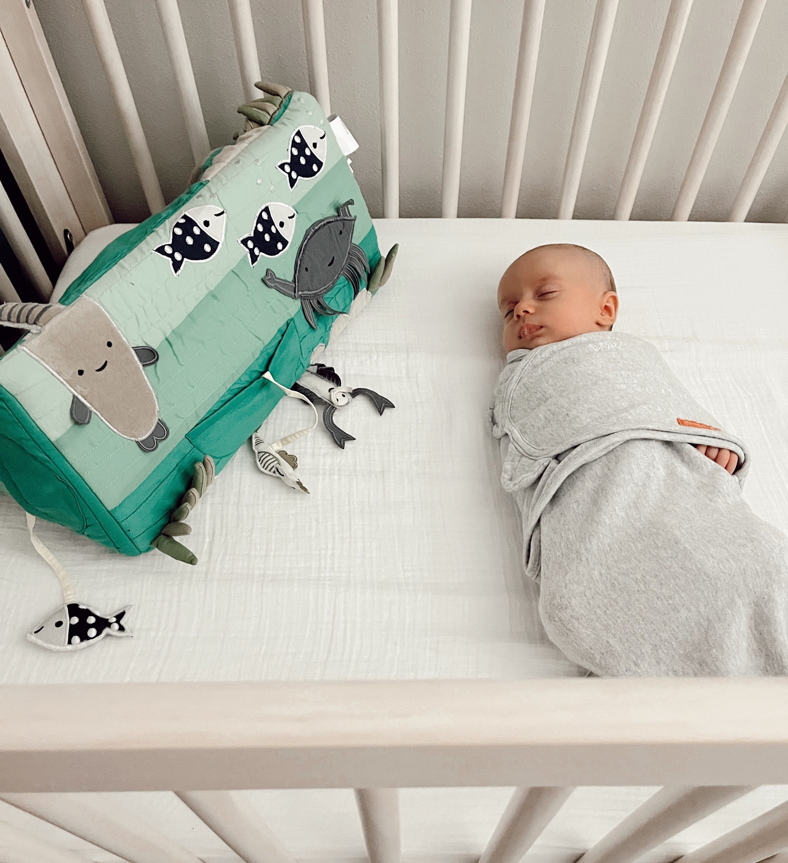 My little cutie is officially 2 months and we celebrated with his first big boy nap in the crib! He fell asleep looking at his under water tummy time toy  🐠🐋🌊

#LTKbaby #LTKunder100 #LTKkids