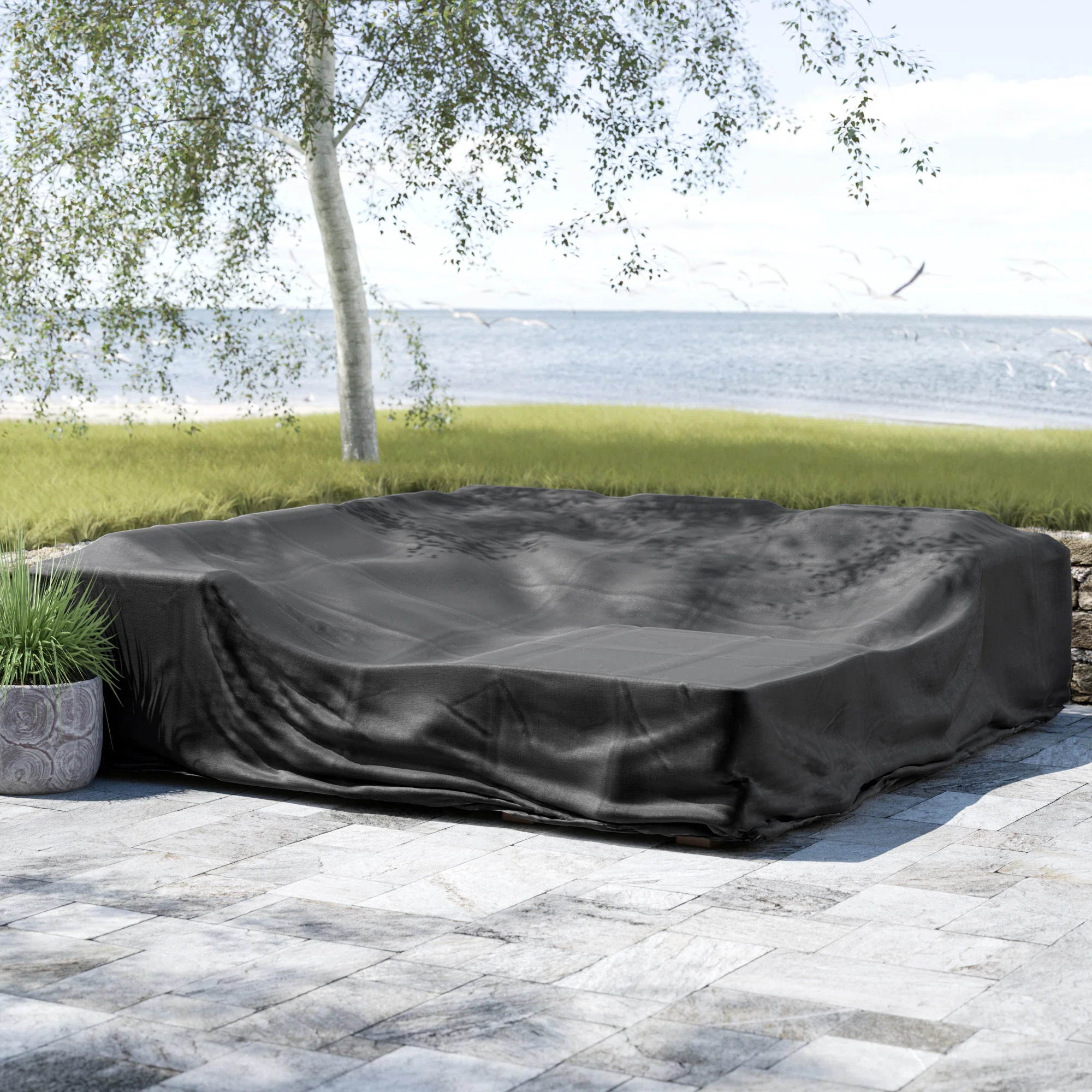 Beachcrest Home Water Resistant Patio Sectional Cover & Reviews | Wayfair | Wayfair North America