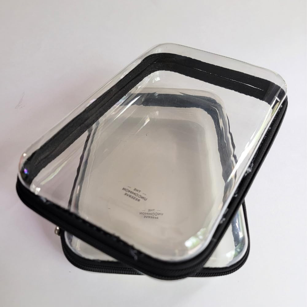 Clutter Case Organizer Hard PVC Clear Shell Pencil Case 2 pcs | Amazon (US)