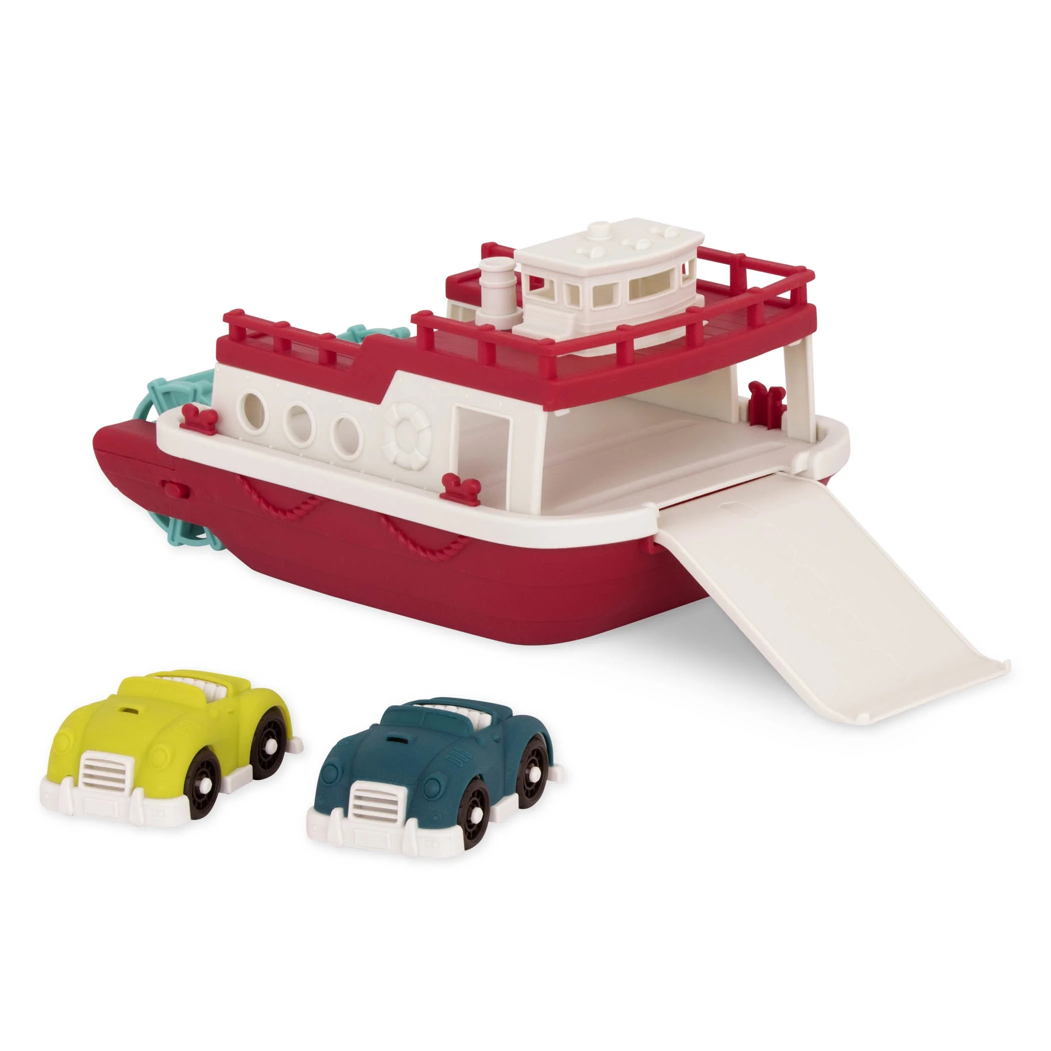 Battat Ferry Boat Bath Toy Set with 2 Cars, Toddler and Preschool Toys | Walmart (US)
