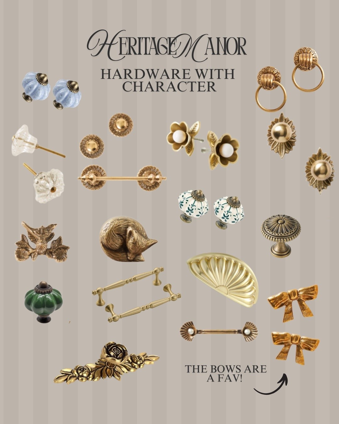 If you’re allergic to burning hardware like I am— you’re welcome 😉 
Here are your new favorite options for hardware with character! 

#LTKHome #LTKFindsUnder100