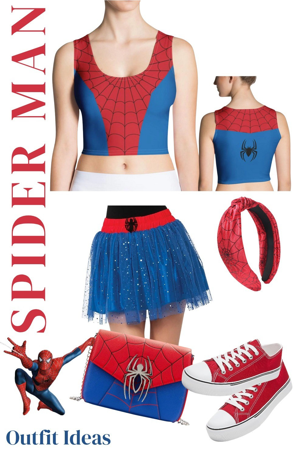 Womens Spiderman outfit ideas. Disney Marvel costume Disney Bounding 

#LTKFindsUnder50 #LTKStyleTip #LTKActive