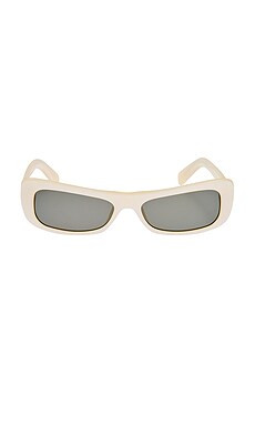 JACQUEMUS Capri Sunglasses in Metallic Pearl, Silver, & Grey from Revolve.com | Revolve Clothing (Global)