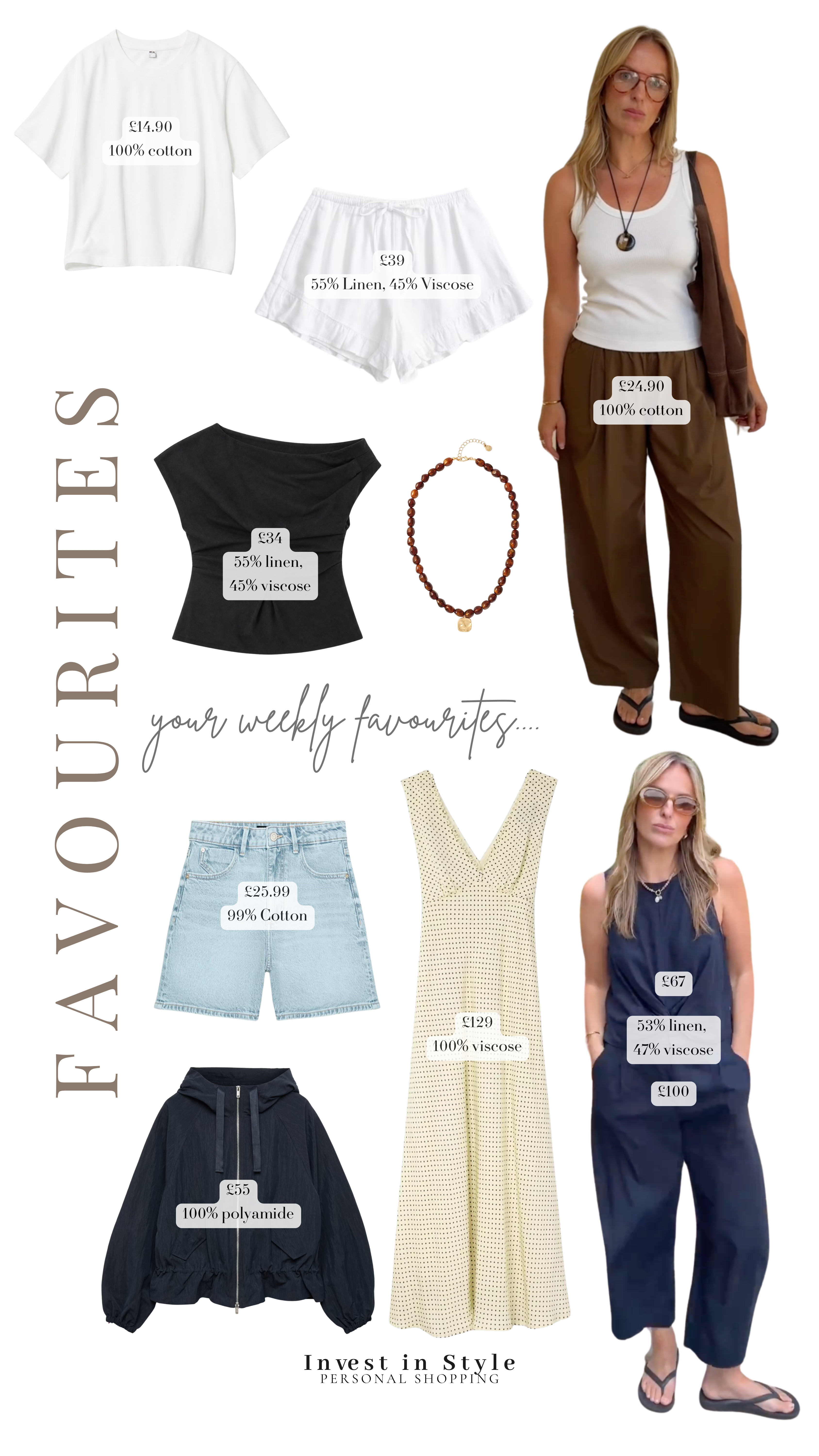Your weekly favourites ✨

co ord, matching set, basic tee, basic t shirt, white t shirt, boxy t shirt, white shorts, denim shorts, polka dot dress, satin dress, rain jacket, bomber jacket, summer outfits 

 #LTKuk #LTKsummer #LTKdresses
