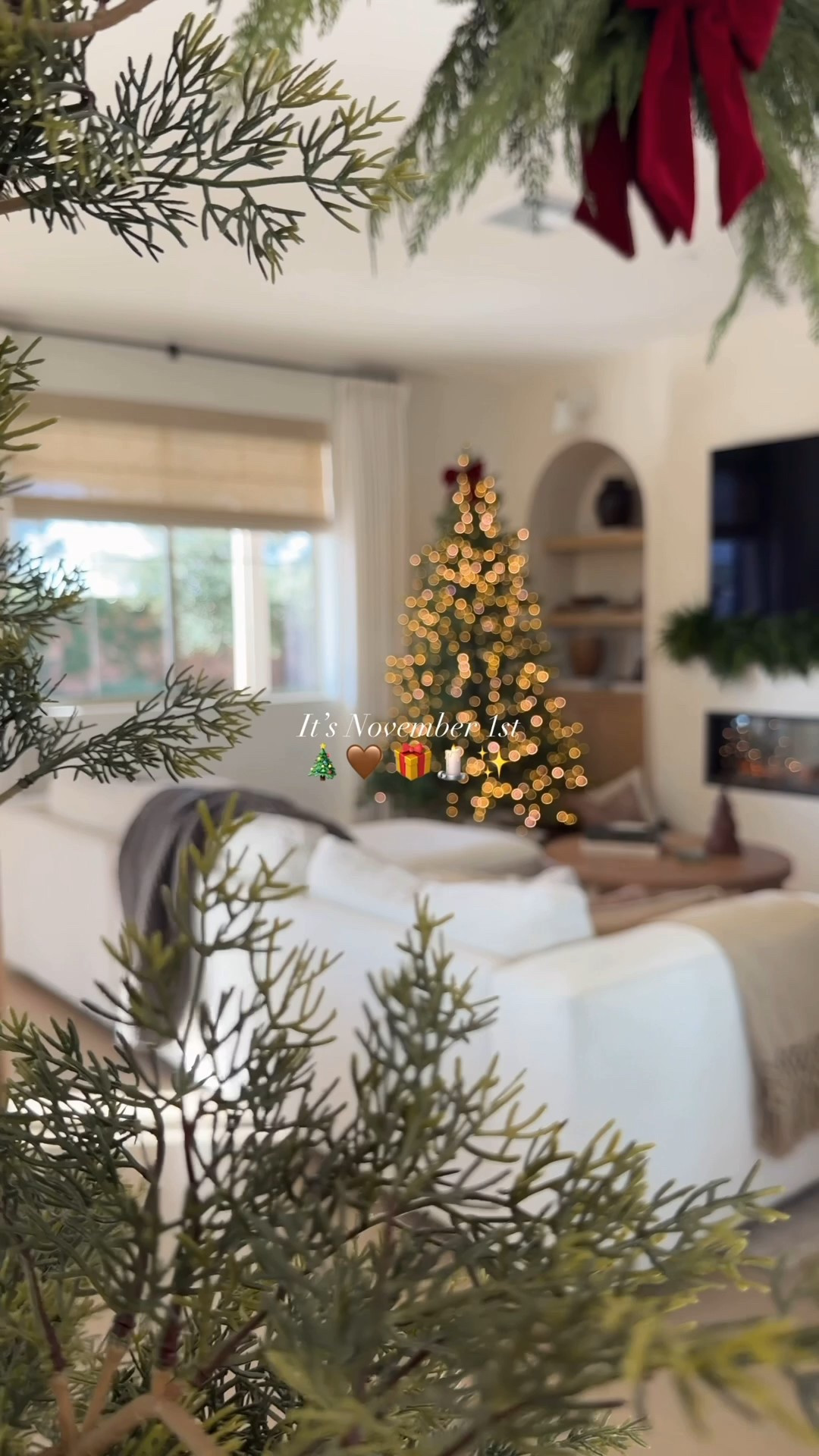 Christmas decor 2025 

A cozy, neutral Christmas corner — soft lights, natural greenery, and earthy tones that make the space feel calm and festive. Proof that holiday decor doesn't have to be loud to feel magical 🎄✨

#LTKhome #OrganicModernHome #CozyChristmas 

Neutral Christmas decor, cozy Christmas aesthetic, organic modern holiday home, earthy holiday decor, minimal Christmas tree, holiday mantle styling, neutral wrapping ideas, cozy gift ideas for her, gifts for the homebody, holiday coffee table decor, Christmas kitchen styling, 

#LTKSeasonal #LTKHoliday #LTKHome