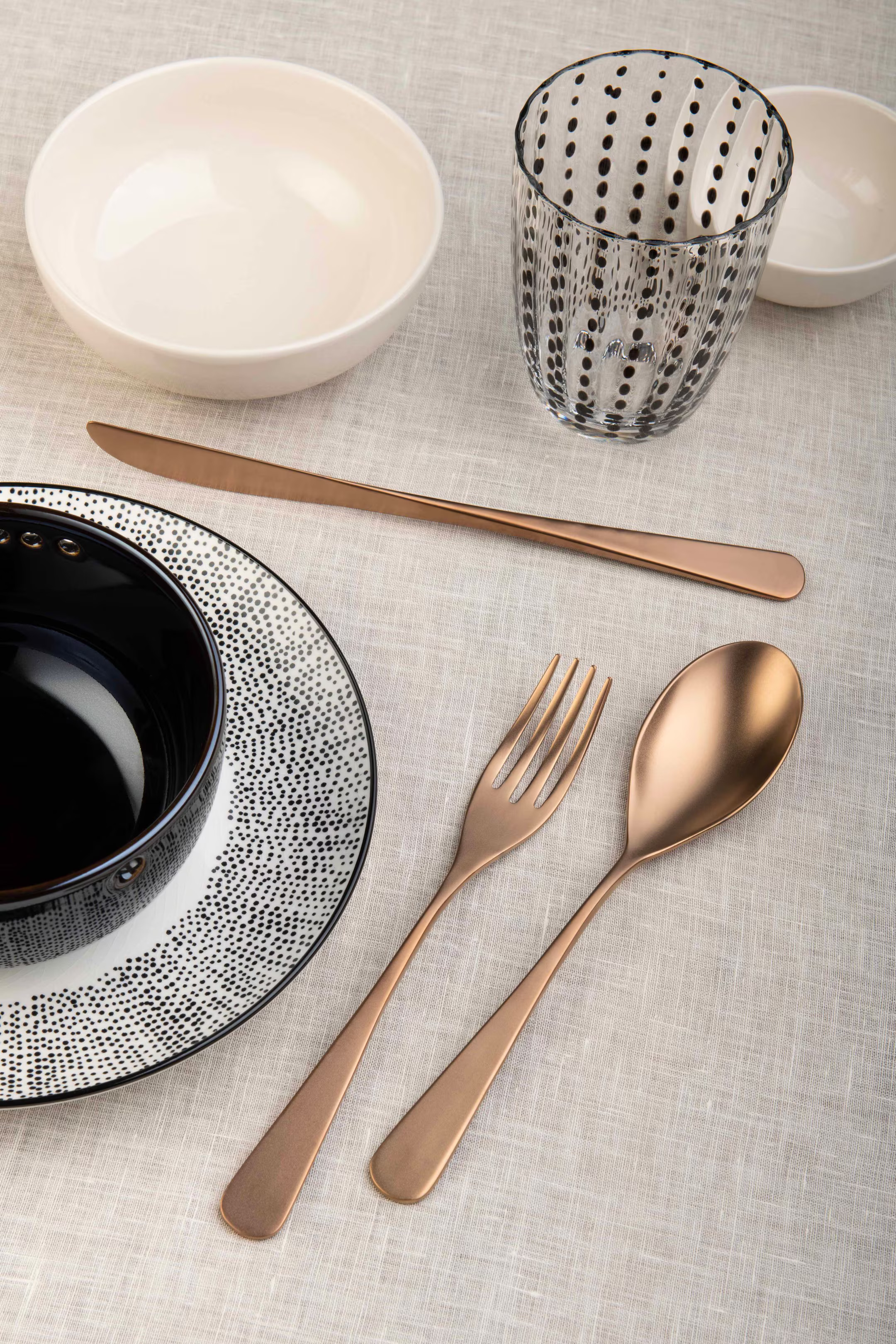 Audrey Velvet 16 St. Set - Koper Mat Staal - HOME | H&M NL | H&M (DE, AT, CH, NL, FI)