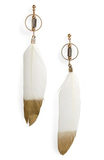 Women's Bp. Dipped Feather Earrings | Nordstrom