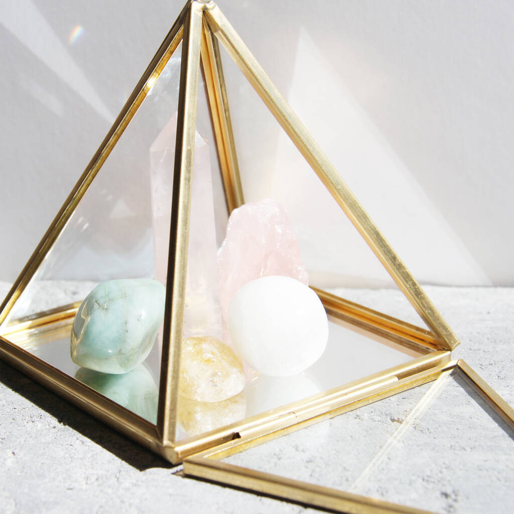 Happy, Love, Calm Or Strength Crystal Gift Set | Not On The High Street