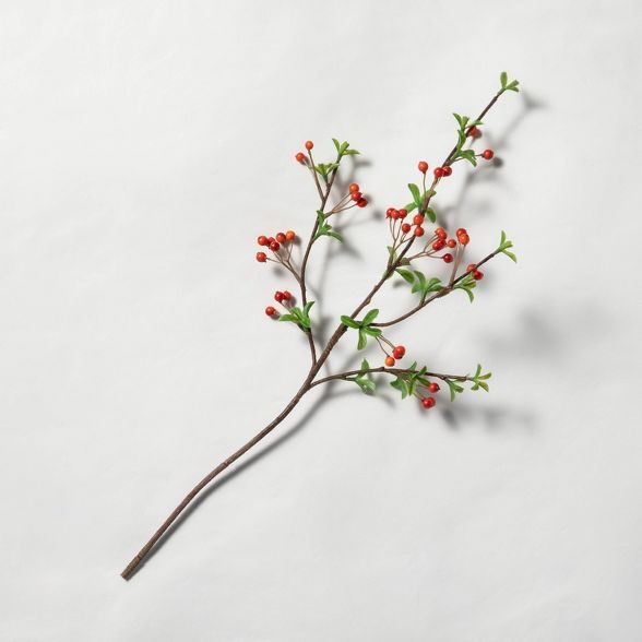 18" Faux Firethorn Stem - Hearth & Hand™ with Magnolia | Target