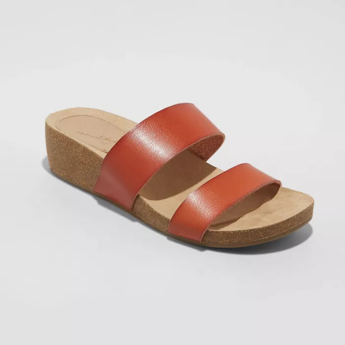 Women's Kerryl Two Band Wedge Sandals - Universal Thread™ | Target