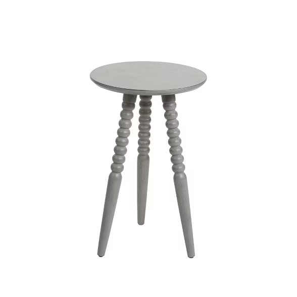 Round Accent Table with Turned Legs - Silverwood | Target