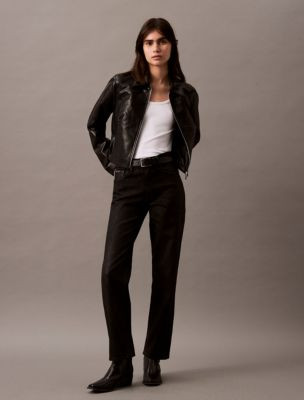 Faux Leather Zip Biker Jacket | Calvin Klein | Calvin Klein (US)