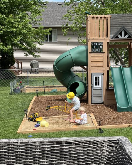 Nolan’s favorite part of the play area is his sand digger :) It’s affordable and doesn’t take long to put together! 

Playset | sandbox toys | sand digger | outside kid play | kids toys 

#LTKKids #LTKFindsUnder100 #LTKSeasonal