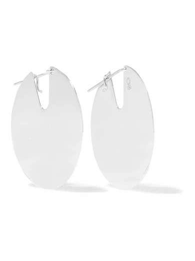 Paillettes silver earrings | NET-A-PORTER (UK & EU)