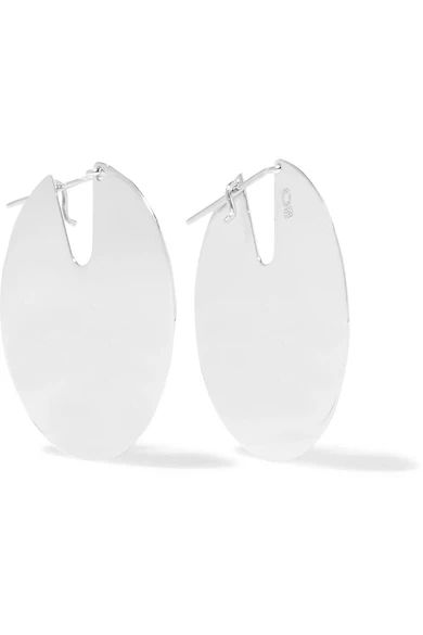 Paillettes silver earrings | NET-A-PORTER (UK & EU)