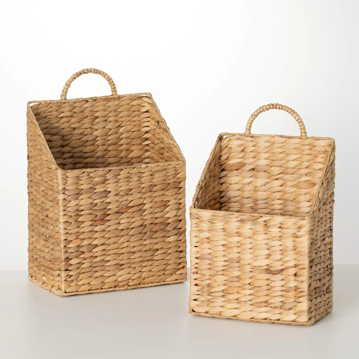 Natural Handled Floor Baskets | Sullivans Home Decor
