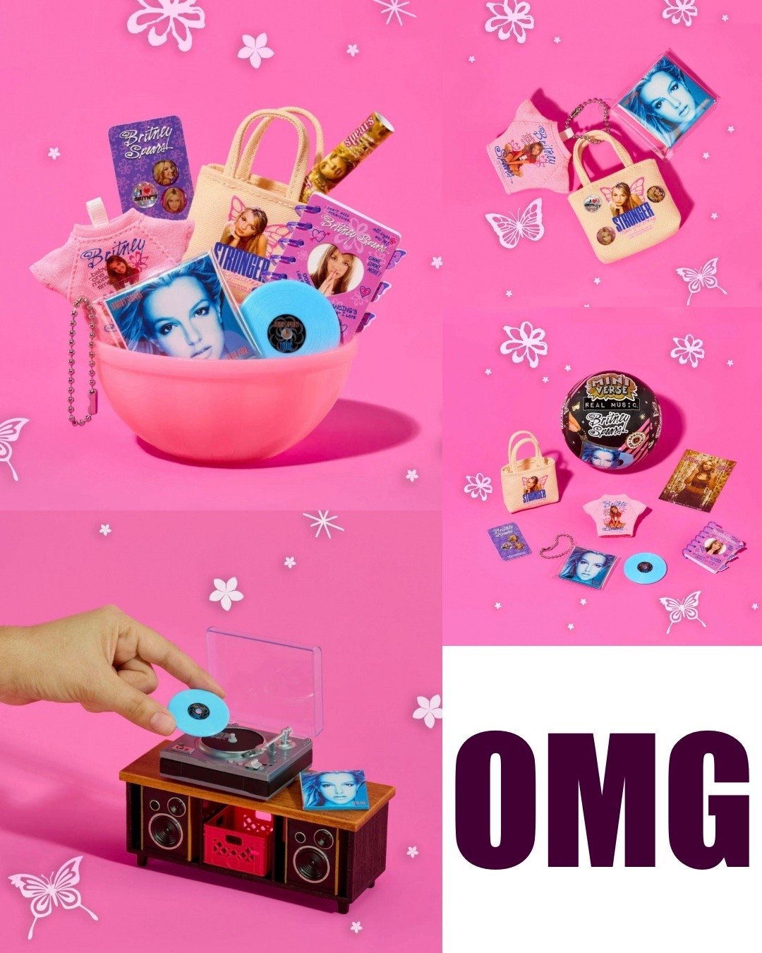 IYKYK! MGA's Miniverse Real Music Britney Spears Special Edition.

Celebrate the iconic Britney Spears with this must-have Miniverse Special Edition pack, featuring collectible mini memorabilia inspired by her legendary style and impact on pop culture. This set includes a mini Toxic vinyl record with a matching album cover and keychain sleeve, plus a t-shirt keychain that can also be styled on standard fashion dolls.
Complete your collection with fan-inspired accessories like a notebook, stickers, tote bag, and poster—all designed to honor Britney’s influence as a global pop icon. The mini vinyl is compatible with the Miniverse Real Music Record Player (sold separately).

#LTKdayinmylife #LTKmomlife #LTKKids