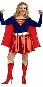 Secret Wishes Women's Adult Supergirl Costume | Amazon (US)