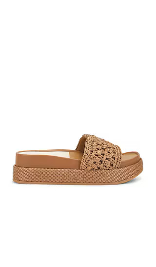 Sidona Sandal in Brown Raffia | Revolve Clothing (Global)