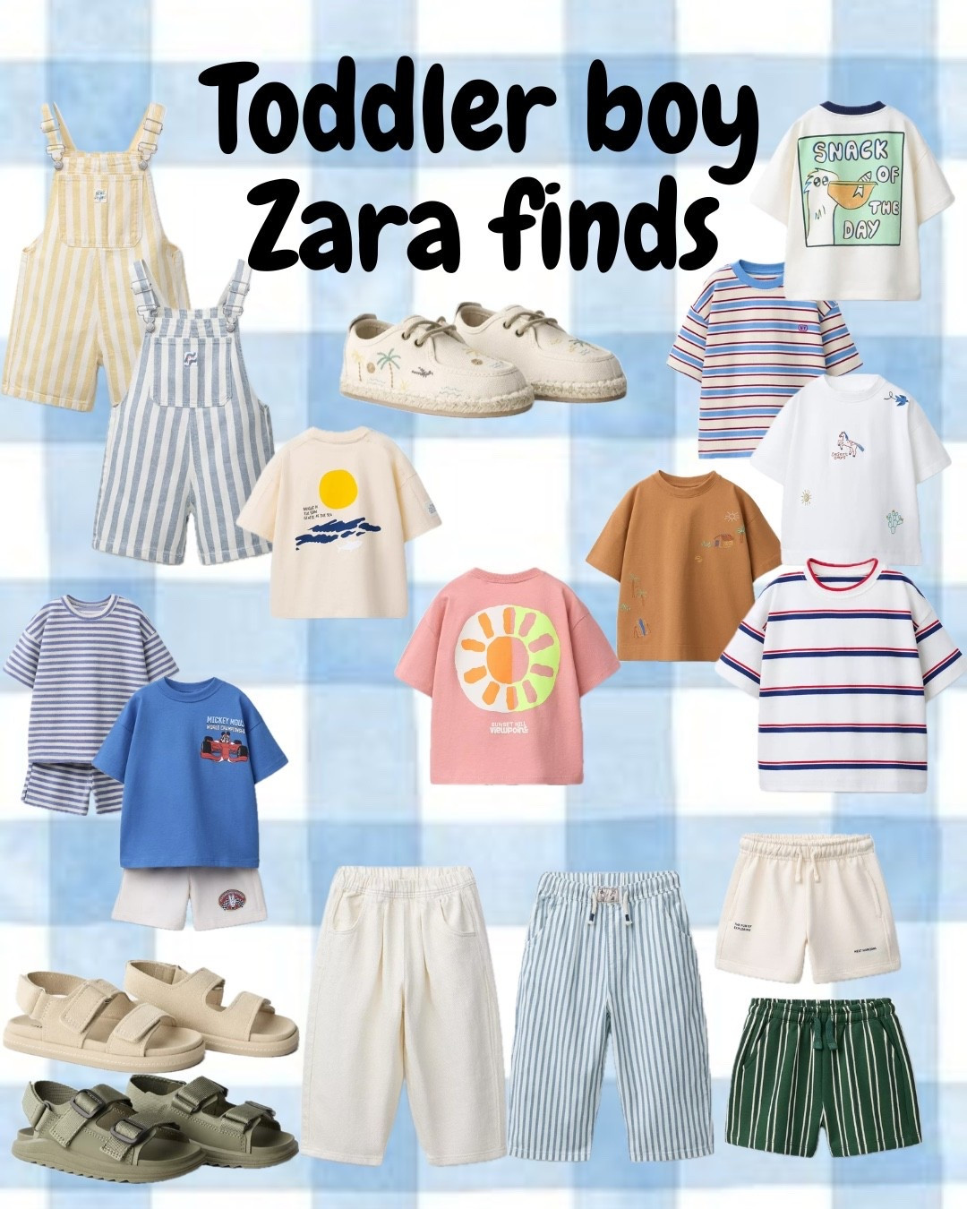 Coastal summer outfits for little boys — neutral sets, striped tees, linen shorts & easy sandals. Perfect for beach days, playdates, and vacation.

toddler boy outfits
zara toddler boy
summer toddler outfits
neutral toddler outfits
coastal kids outfits
toddler boy matching sets
little boy beach outfits

#toddlersummeroutfits
#toddlerboyoutfits
#zarababy
#zaratoddler
#littleboystyle
#toddlerfashion
#kidsstyleinspo
#coastalkids
#toddleroutfitideas
#momstylefinds
#neutralbabyclothes
#boymomstyle
#kidsbeachstyle
#summerkidsfashion

#LTKBaby #LTKKids #LTKmomlife